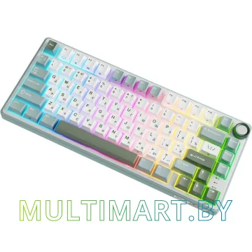 Клавиатура Royal Kludge R75 RGB Sky Cyan (RK Silver) картинка 5